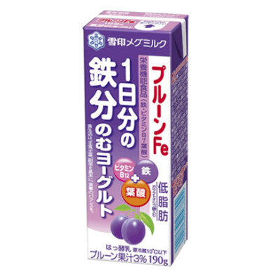一日分の鉄分のむヨーグルト