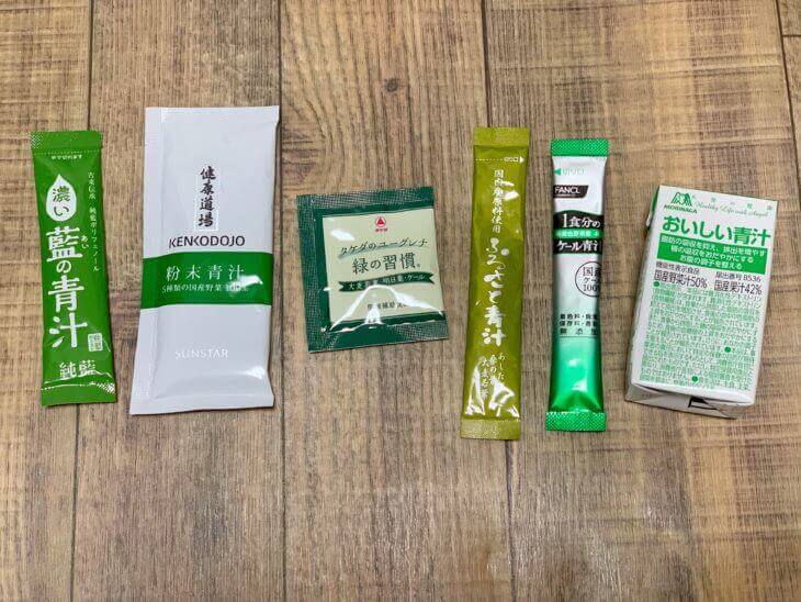 青汁の比較表と見るべきポイント!