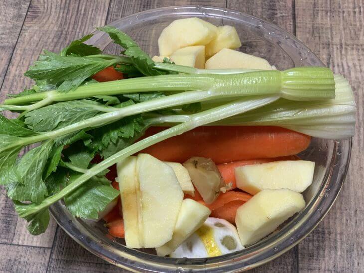 コールドプレスジュースに使用する野菜・果物
