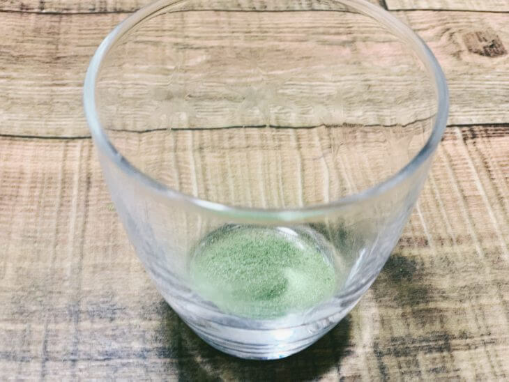 国産三種のこだわり青汁乳酸菌プラスの粉具合