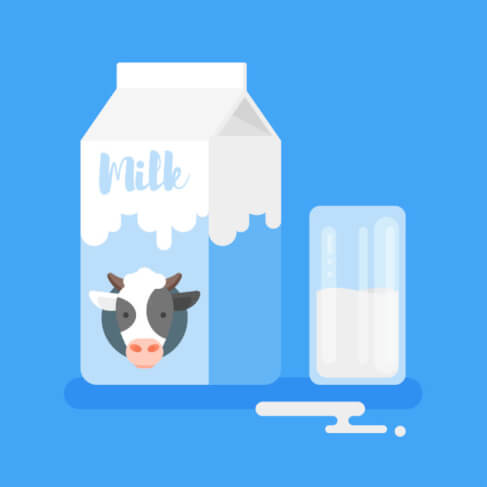 牛乳の設置方法